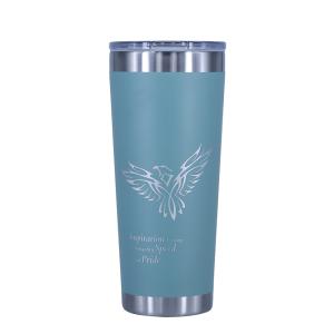 AqwaDrop 22oz Tapered Tumbler -Eagle