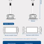 FlexiMount Long Arm Tablet Mount – UBA-P1L-Tablet-Green