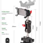BracketPro GripMount Bluetooth – 230mm (Red)